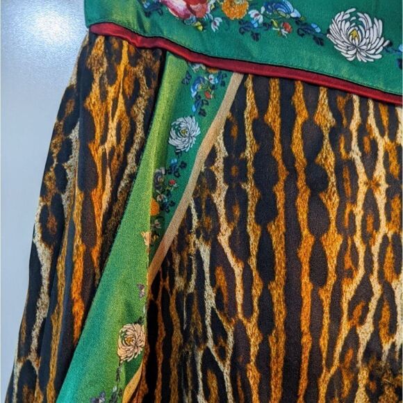 CAMILLA | Jewel of Jupiter Silk Wide-leg Trousers - Picture 7 of 16